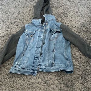 Jean/hoodie jacket